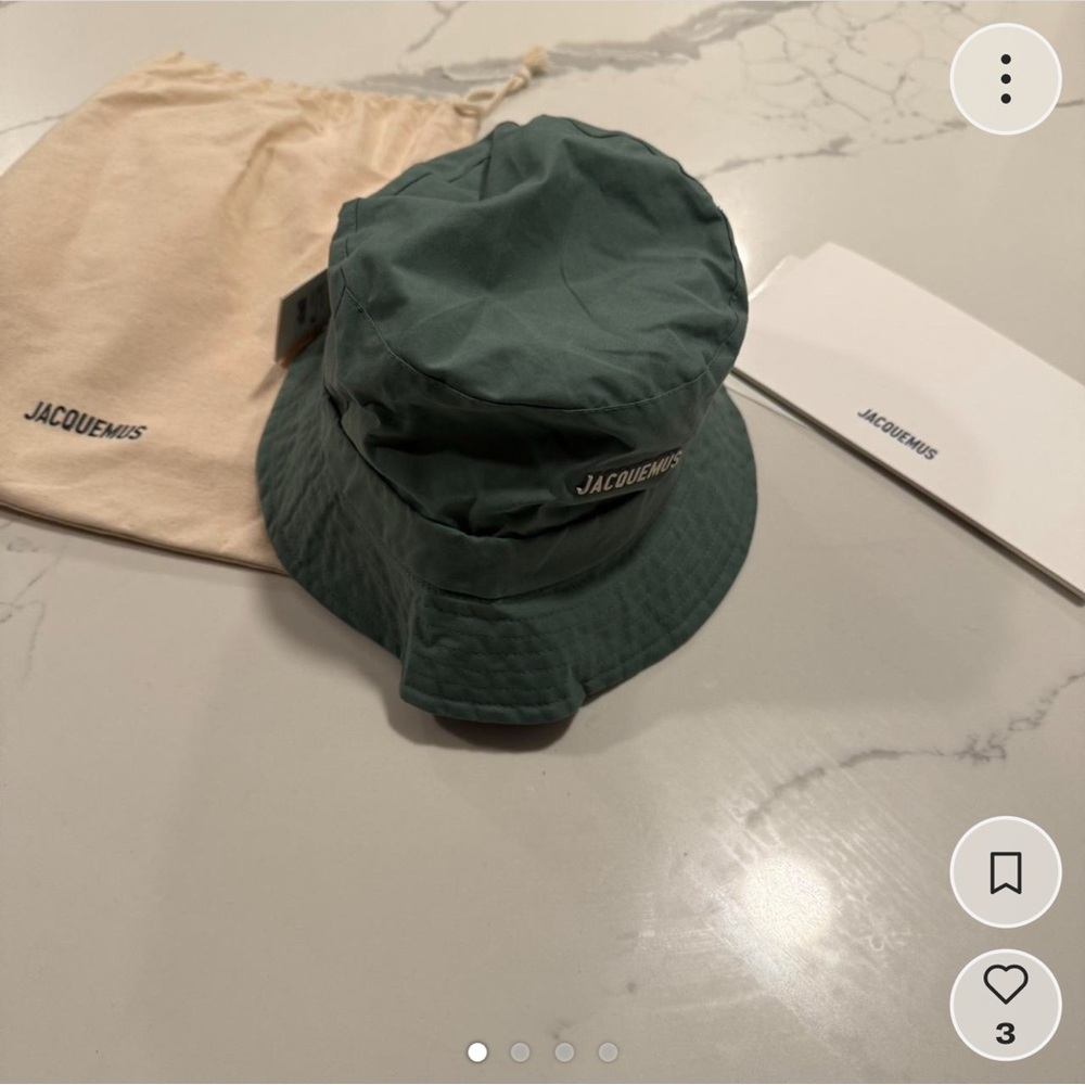 Jacquemus Forest Green Bucket Hat
